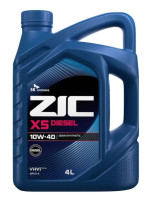 как выглядит масло моторное zic x5 diesel 10w40 cl-4 4л на фото