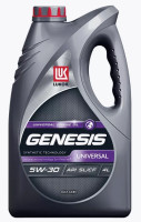 как выглядит масло моторное лукойл genesis universal 5w30 4л  на фото