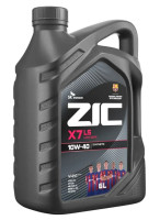 как выглядит масло моторное zic x7-ls syntetic 10w40 6л на фото