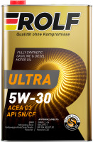 как выглядит масло моторное rolf ultra 5w-30 c3 sn/cf 1л на фото