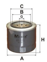 как выглядит m-filter фильтр топливный df691 на фото