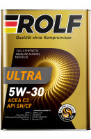 как выглядит масло моторное rolf ultra 5w-30 c3 sn/cf 4л на фото