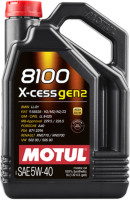 как выглядит масло моторное motul 8100 x-cess 5w40 gen2 5л на фото