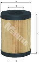 как выглядит m-filter фильтр масляный te611 на фото