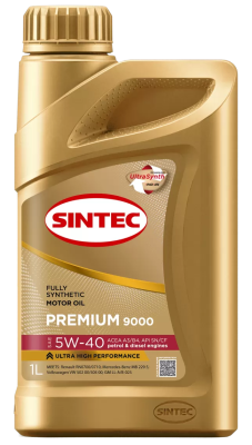 Sintec Premium 9000 5W-40 A3-B4 SN-CF 1л